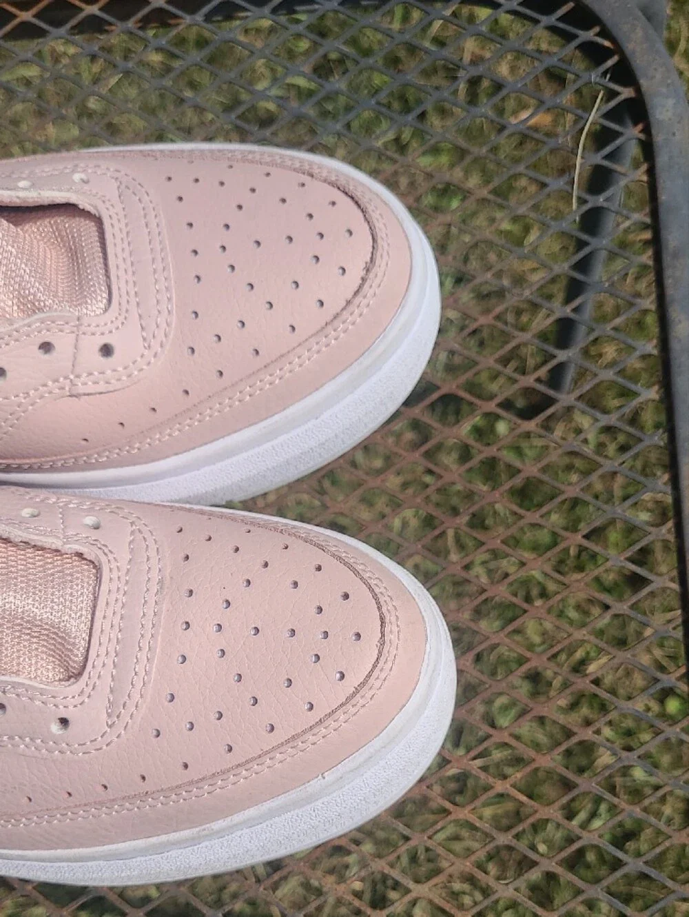 Nike Court Vision Alta Platform Women's Size 9.5 Shoes DM0113-600 Pink White